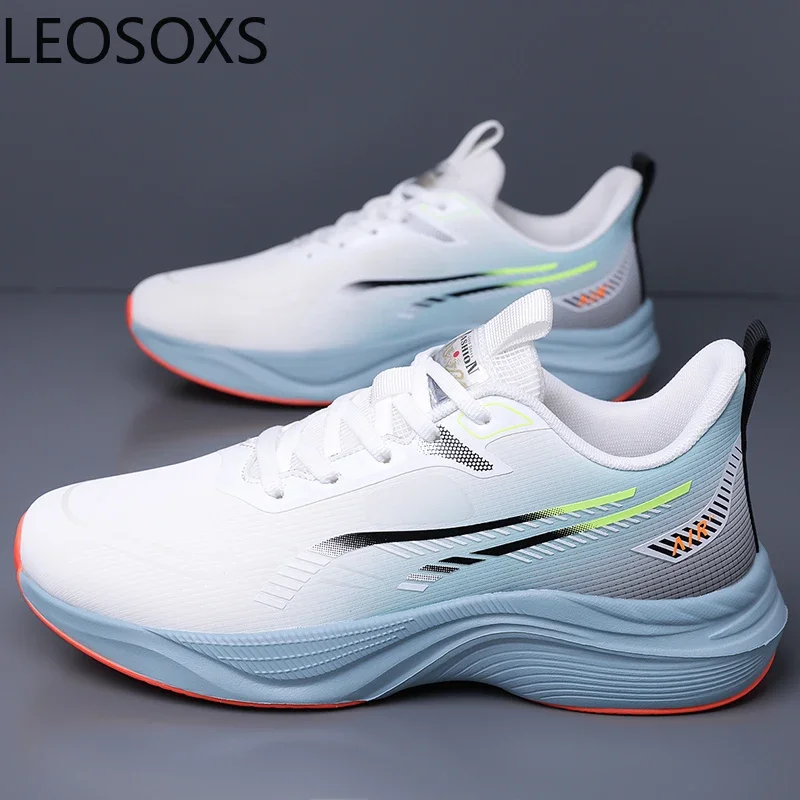 Men's Casual Sneakers Men Sports Shoes Platform Breathable Trainers Shoes Beautiful Fashionable LEOSOXS New Style Male Sneaker