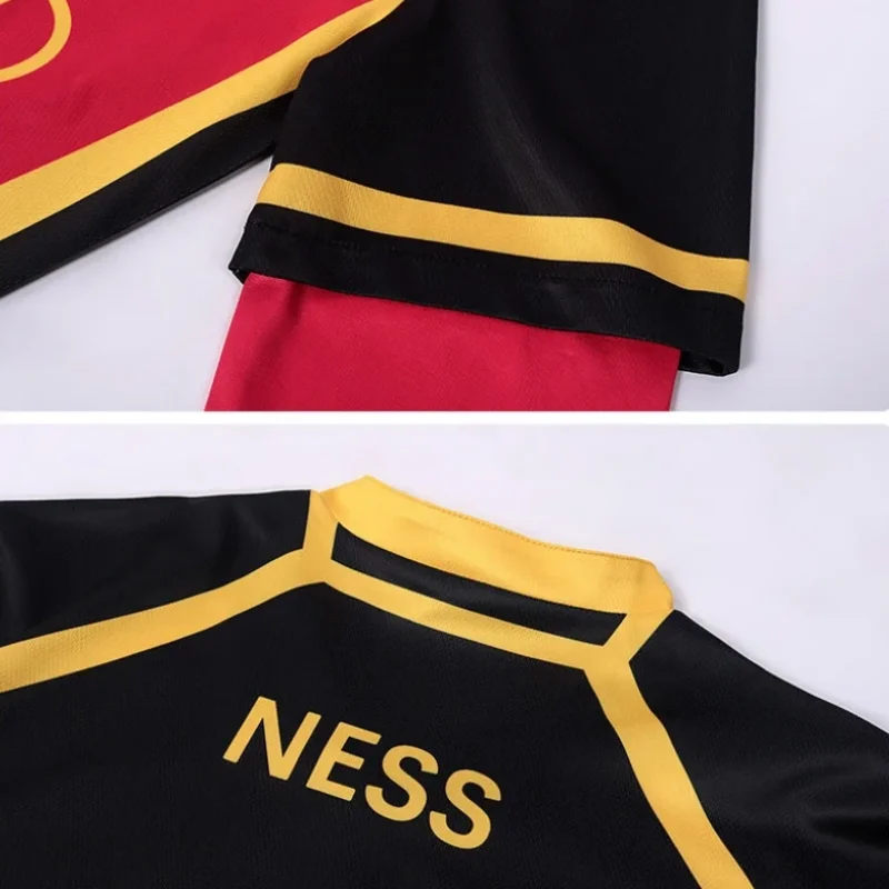 #8 Ness Football Uniform Mens Set Alexis Ness Wigs Bastard Munchen Team Soccer Jersey Anime Ness Cosplay Costumes - view 3
