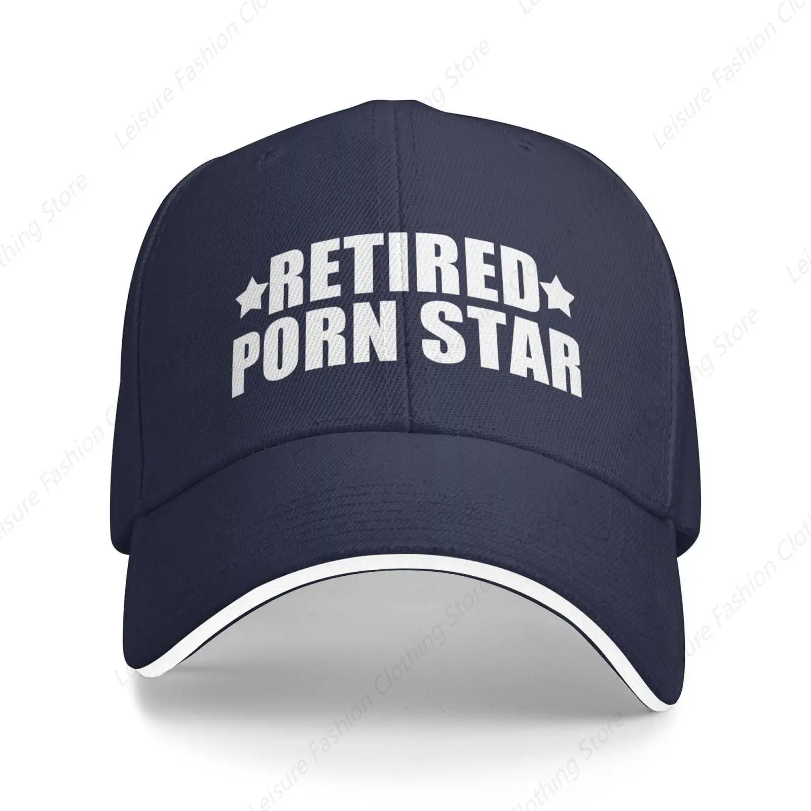 Retired Porn Star Sports For Men Women Sandwich Bill Baseball Cap Men Women Adjustable Summer Unisex Hats Outdoor Caps