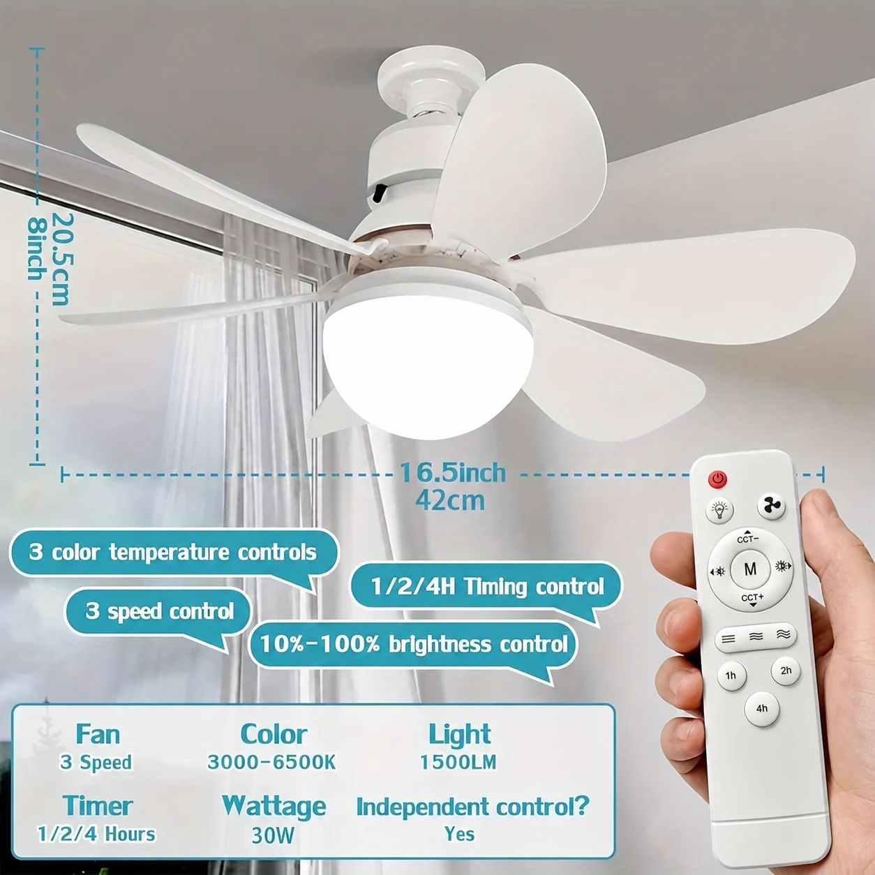 30W/40W 3 Speeds So…
