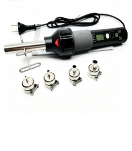 220V Portable Temperature-Controlled Hot Air Gun Digital Display Heat Gun GJ-8018LCD with Nozzle Stand Soldering Station