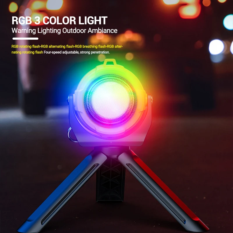 C5 Led Long Life Lighting Lamp Multi-Functional Cob Portable Lamp Solar Rechargeable Torch Tail Magnetic Tent Light Flashlight