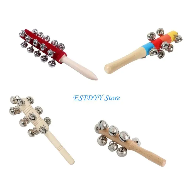 G6DE Small Wooden Hand Sound Maker Shaking With Soothing Sound Great For Parent Child Bonding And Group Activities