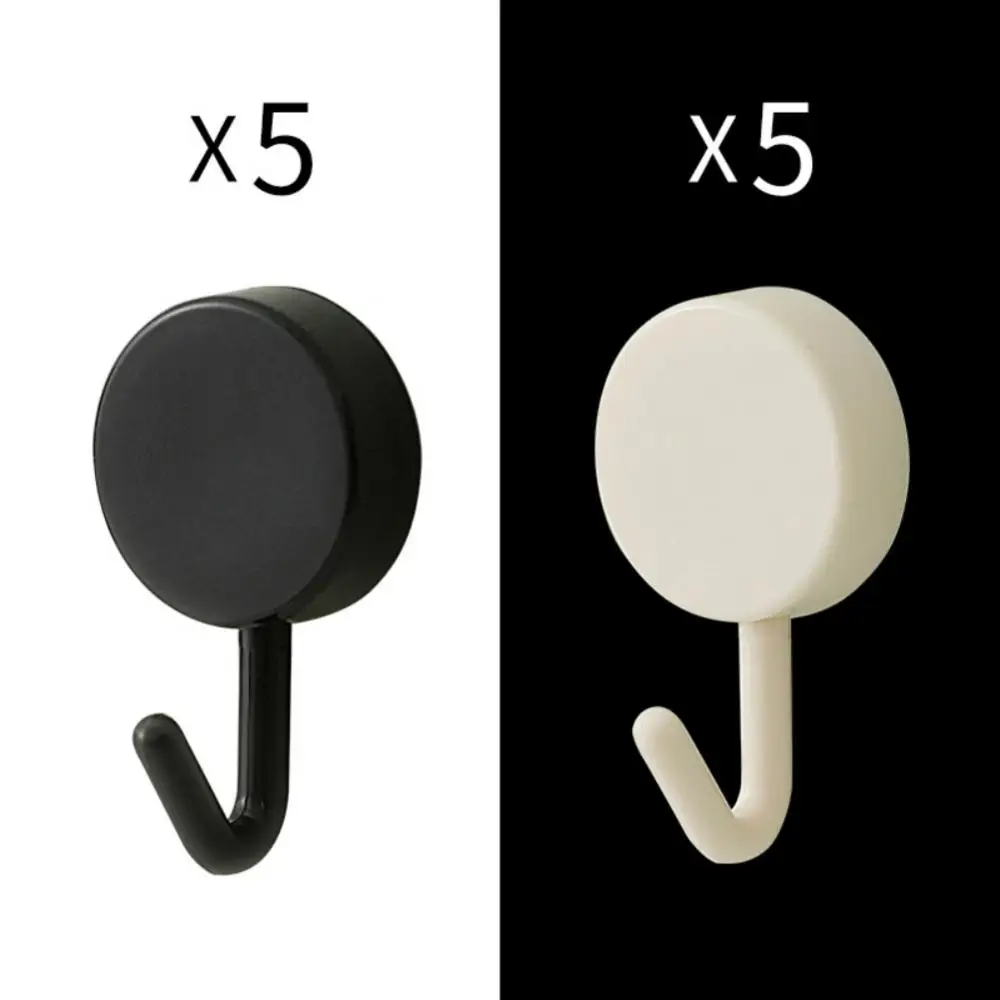 1~10PCS Strong non-marking Hook Kitchen Bathroom Self-adhesive Hook Household Wall Hanging Door Hook Multifunctional