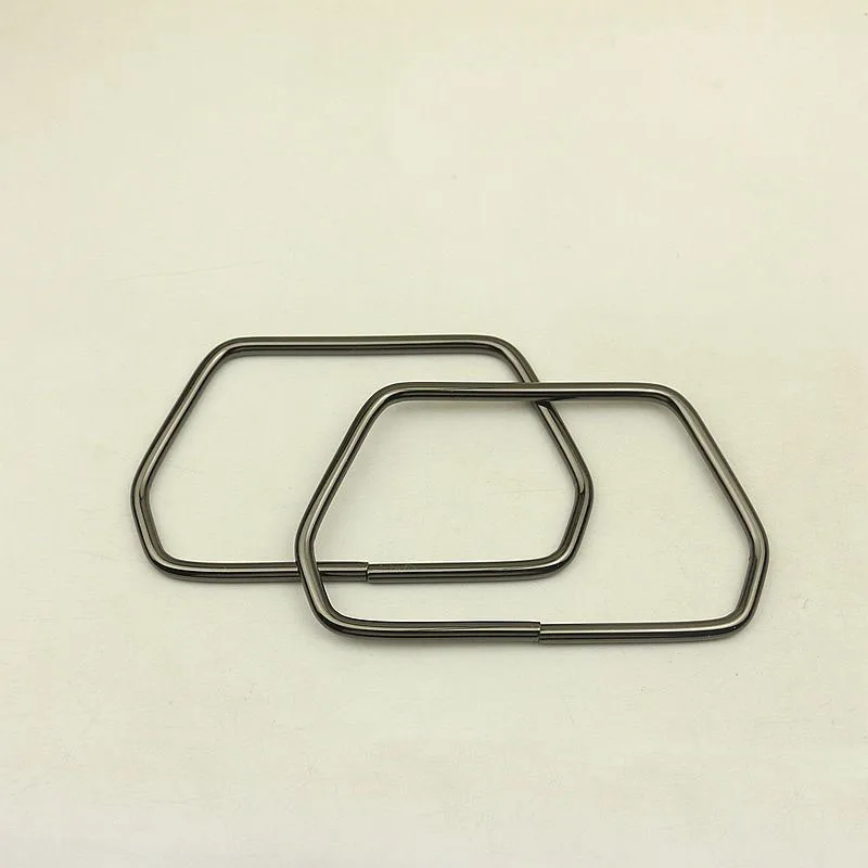 10Pcs Metal Bag Handles D Shape Buckle Handbag Purse Luggage Deco Handle Clasp DIY Leather Craft Hardware Accessories