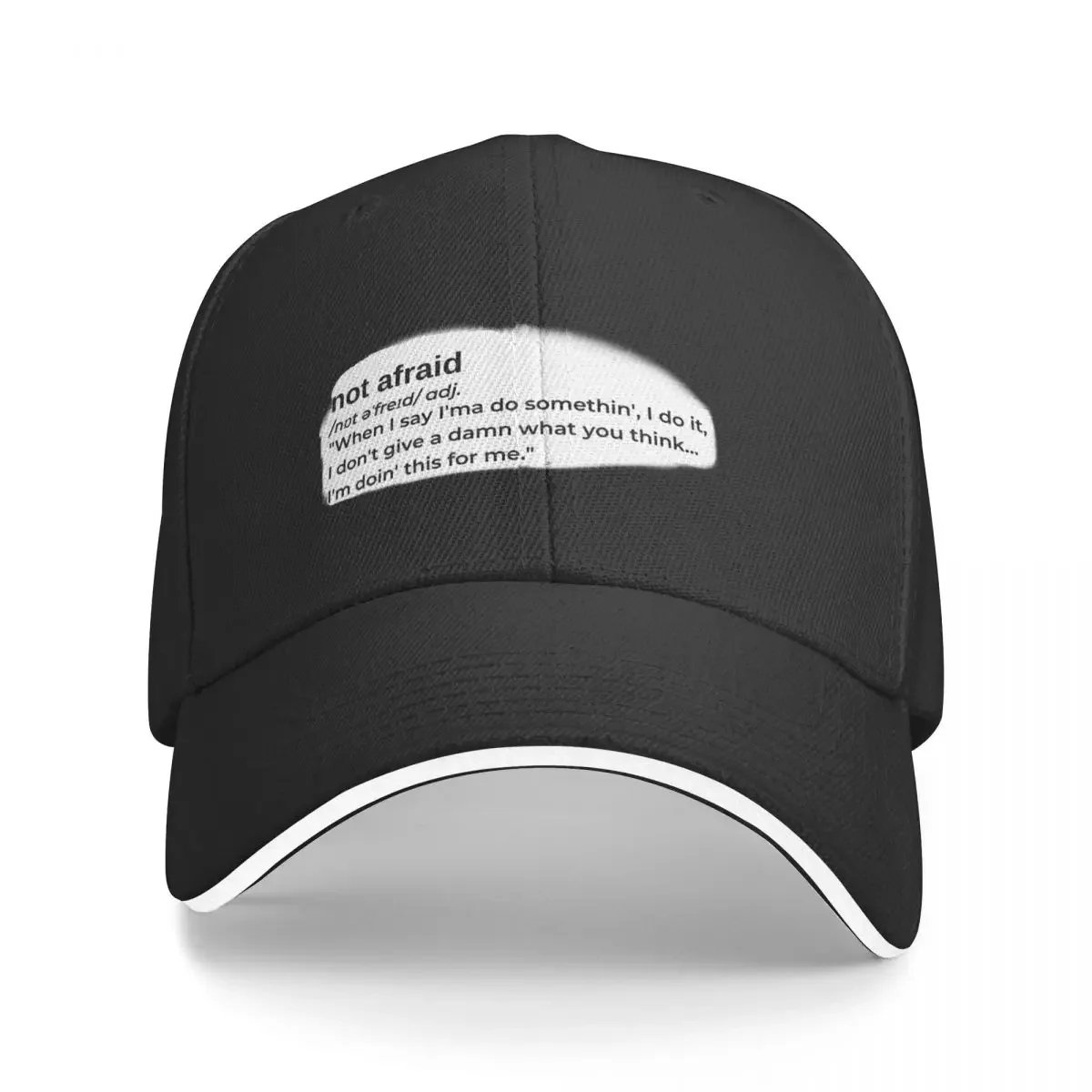

Not Afraid by Eminem Baseball Cap New Hat Sunhat Women's Beach Visor Men's