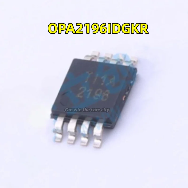 10 PCS / LOT new spot OPA2196IDGKR OPA2196 silk screen 2196 MSOP8 low power universal amplifier