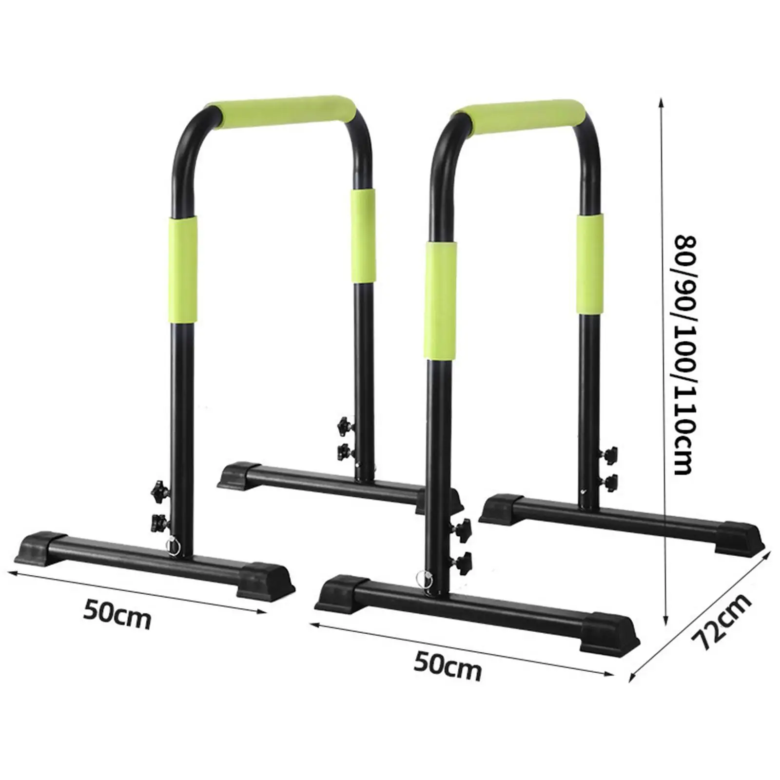 Dip Stand Station Dip Bar Multifunctional Gymnastics Bar Heavy Duty Parallel Bars Height Adjustable for Exercise Calisthenics