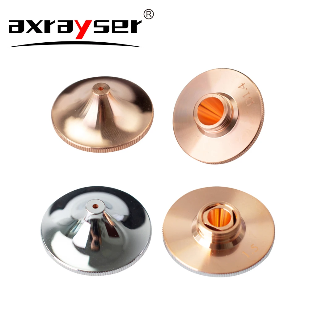 10/50 Stück Laserdüsen Hochgeschwindigkeits-D28/32mm Ein-/Doppelschicht Typ B für Precitec Raytools BOCI HANS Faserlaser-Schneidköpfe – Detail 1