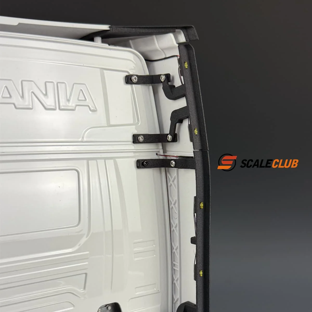 

Радиоуправляемый игрушечный грузовик 770S, светодиодный спойлер кабины, защитная полоса для Tamiya 1/14, детали радиоуправляемого тягача для SCANIA 770S 4x2 6x4, аксессуары