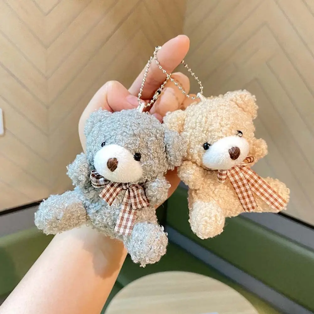 Gifts Ornament Bag Pendant Animal Stuffed Toys Car Key Holder Bear Plush Keychain Bear Plush Keyring Key Ring Key Chain