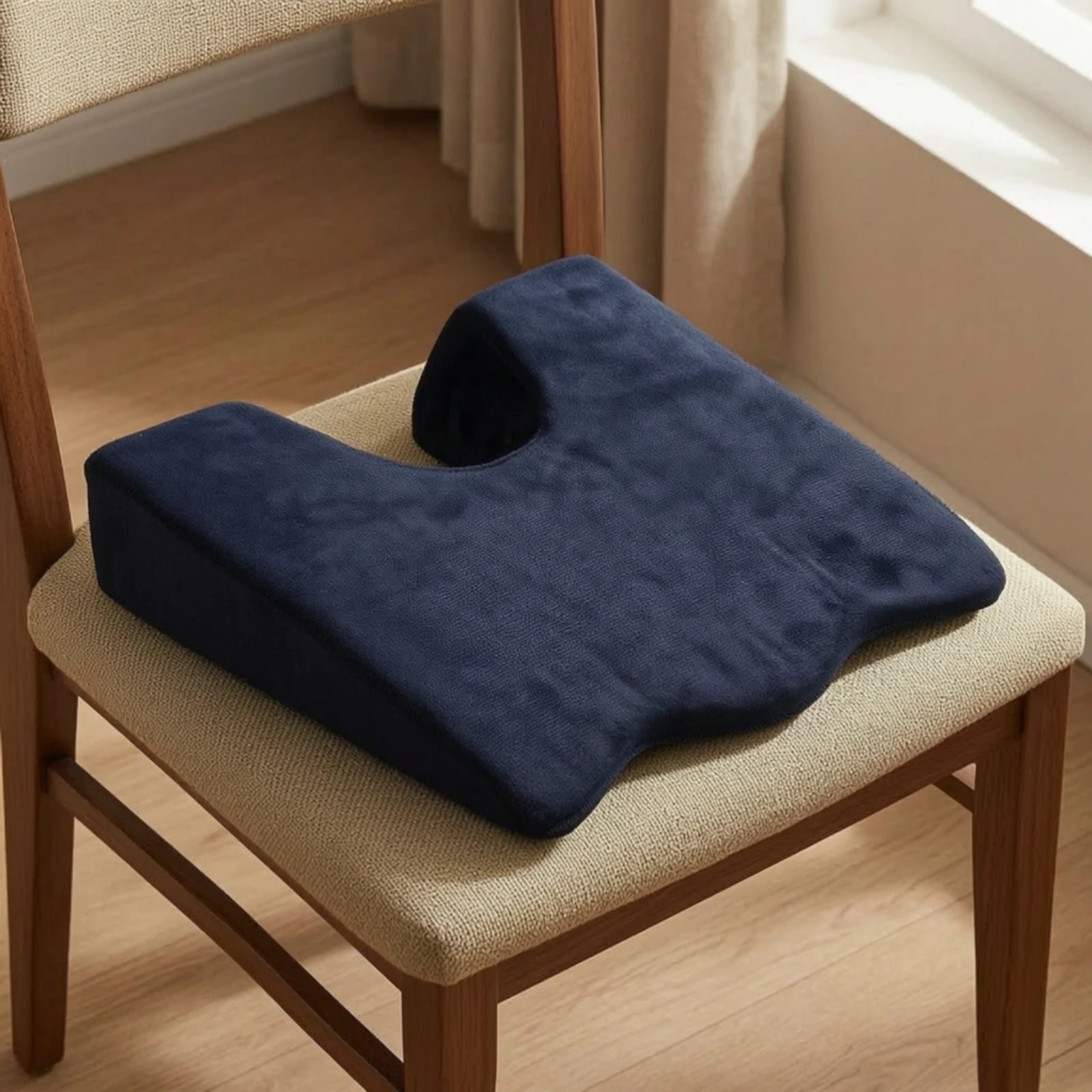 Vehicle Seat-Height Cushion Breathable Memory Foam Car Seat Cushion Posture Support Spinal Alignment for Drivers