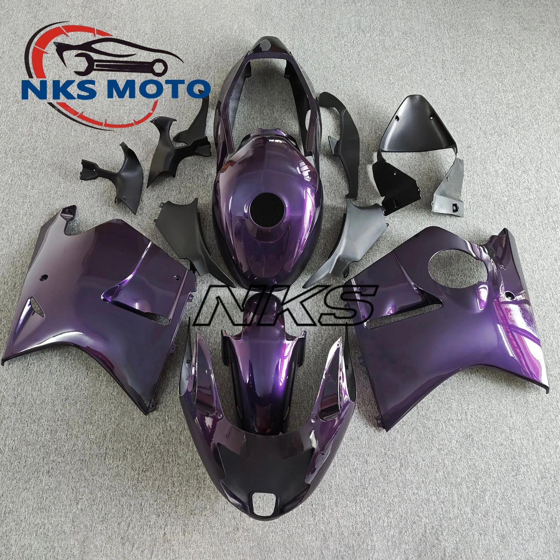 Motorcycle Full Fairing Kit For HONDA CBR1100XX CBR 1100XX CBR1100 XX 1996-2006 2007 ABS Injection Cover Bodywork Cowl Black 3