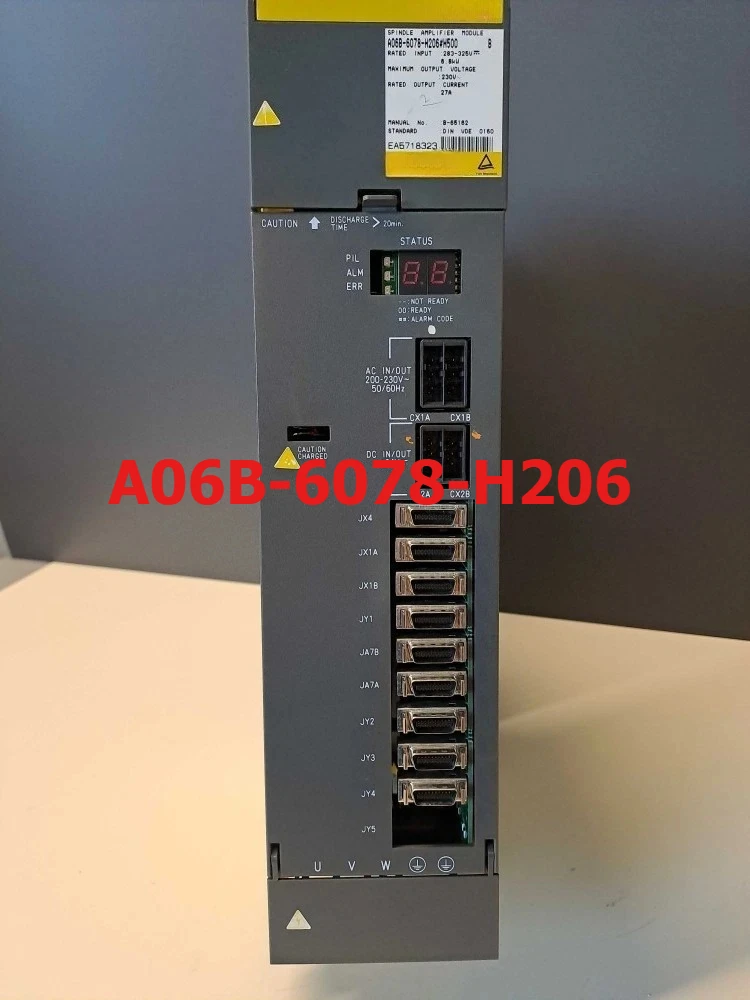 

For FANUC A06B-6078-H206#H500 Servo Drive AC Servo Amplifier A06B-6078-H206