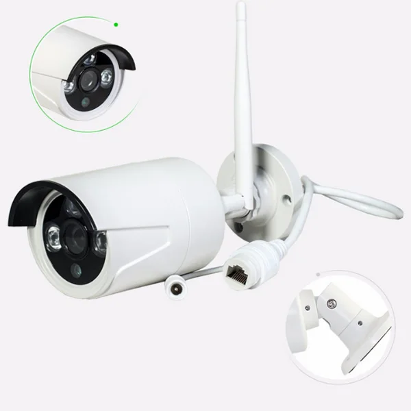 Wireless Outdoor Security Camera System 4CH 8CH 5MP CCTV WIFI Kit NVR with 15 Inch Screen Monitor