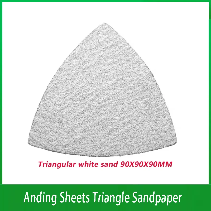 

20-70Pcs 90*90*90mm Sanding Sheets Triangle Sandpaper Hook & Loop 60 To 1000 Grits Abrasive Sanding Disc For Wood Metal Sanding