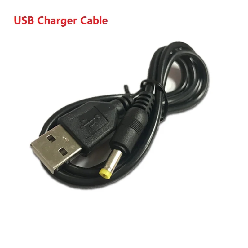 Pengisi daya USB 2 in 1untuk PSP 1000 2000 3000, kabel Data USB + kabel pengisi daya, aksesori Game