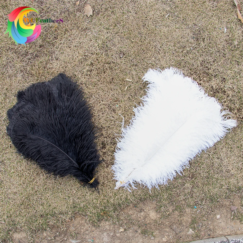 

10 Pcs 45-50cm Colorful Real Ostrich Feathers for TCostume Party Show prop Accessory Carnival Plumes Decor Crafts Wedding Decor