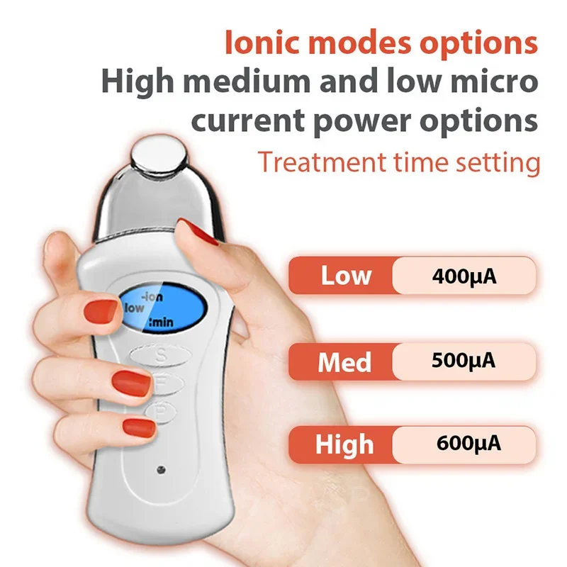 Mikrostrom Facelift Galvanisches Stromgerät Hautpflege Handheld Galvanic Spa Nu Electroporator Hautstraffung Gesichtsmaschine