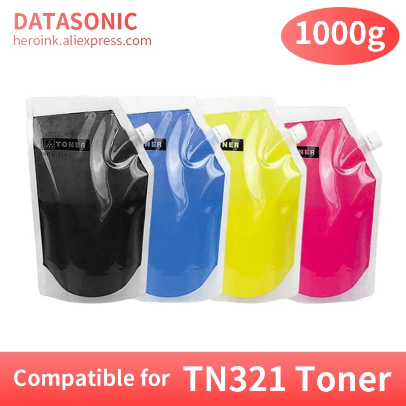 

1000g/bag 1KG Bizhub C224 C284 C364 C7822 C7828 TN321 fOR Konica Minolta Toner Powder Bulk Compatible For Toner Cartrdidge