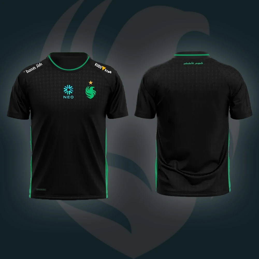 2025 New Counter-Strike2 Team Falcons Esports Uniform Jersey Breathable Sports Sports Fashion Fans Gift Tshirts Loose Tops image 2