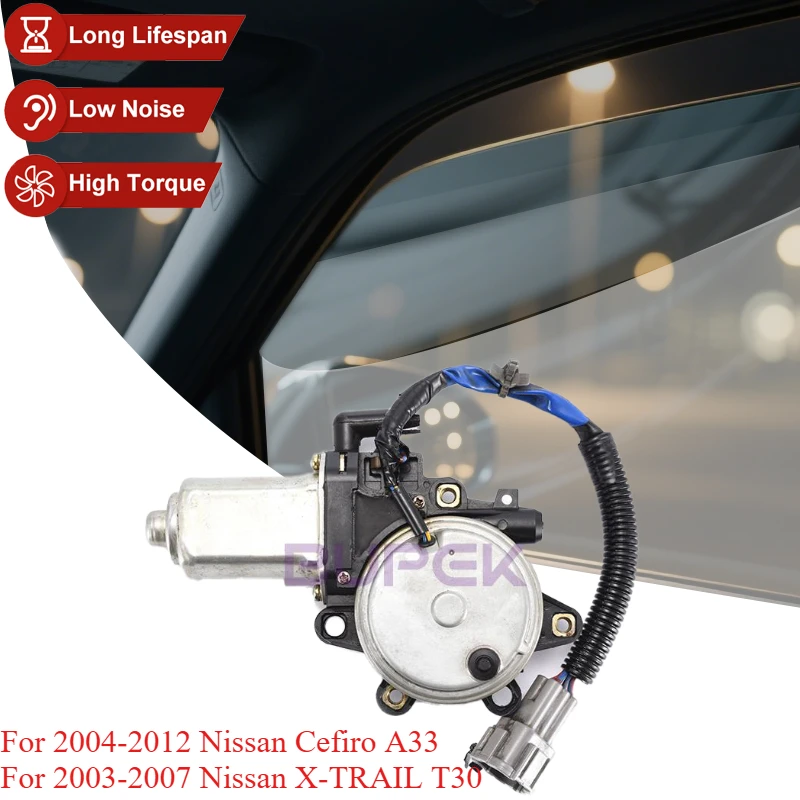 

BUPEK Power Window Motor for Nissan X-TRAIL T30 Cefiro A33 Electric Glass Regulator Genuine Parts 80731-8H30A Car Accessories