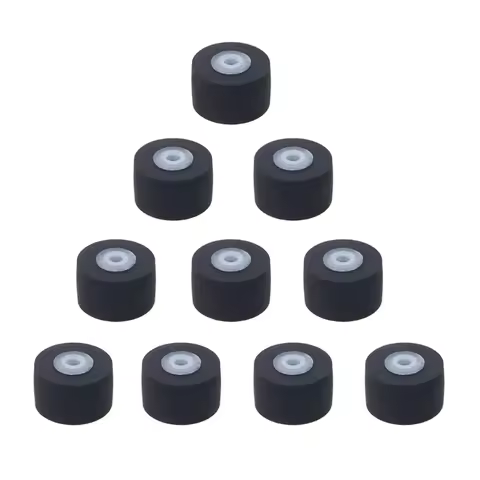 10Pcs Pressure Recorders Cassette Deck Pinch Roller Rubber Belt Pulley 10mm 40JB
