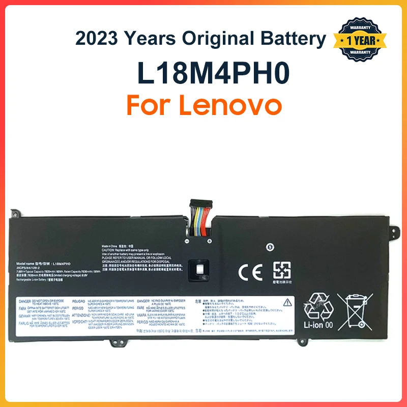 L18M4PH0 L18C4PH0 Laptop Battery For Lenovo Yoga C940 C940-14IIL 81Q9 Series 5B10T11585 5B10W67374 5B10T11586 60Wh