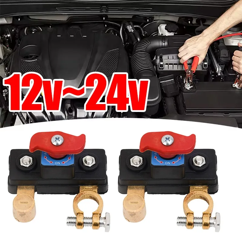 Universal Auto Batterie Terminal Schalter 12V 24V Schnell Cut-off Trennen Isolator Auto Manuelle Power Saver für RV Lkw Marine