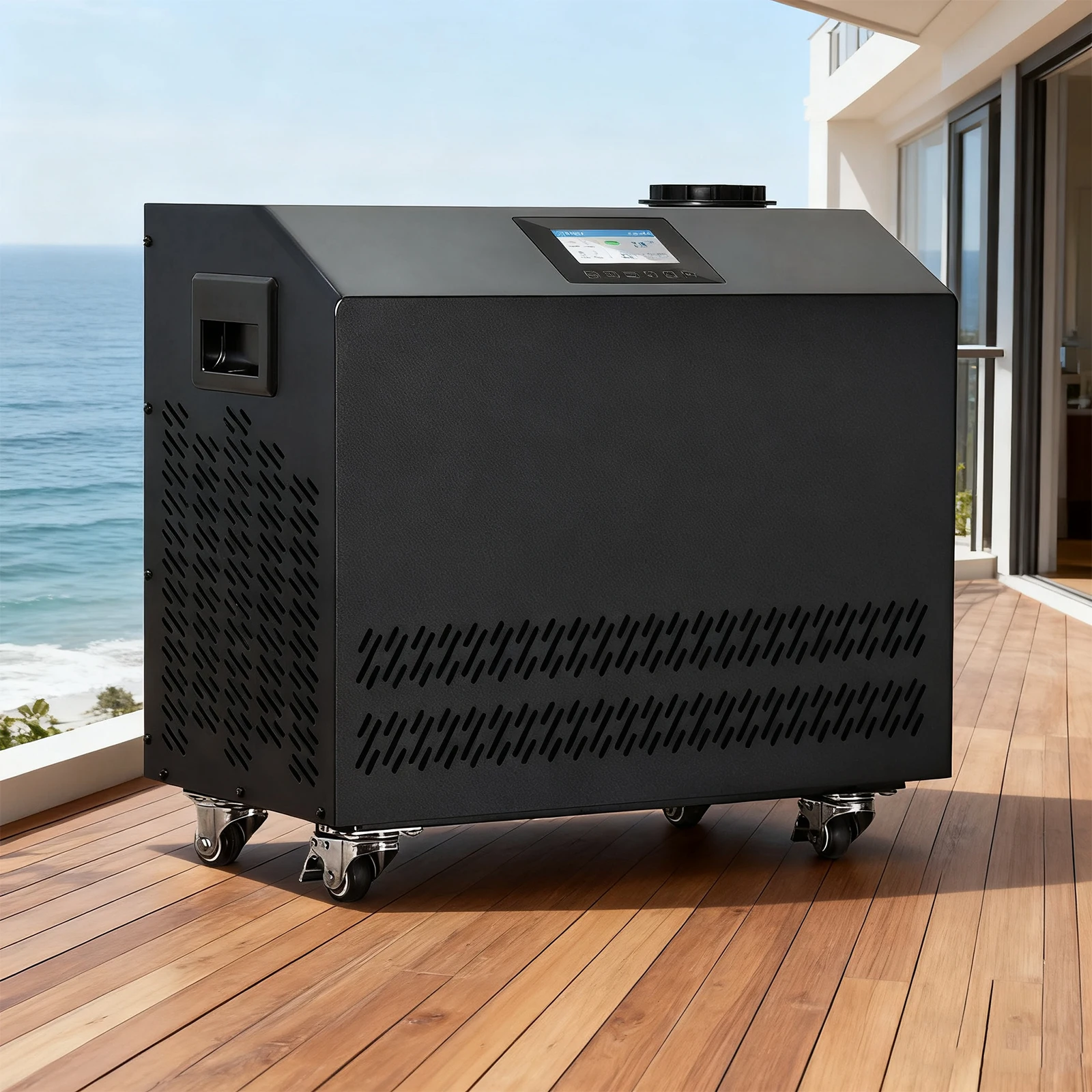 

STLFBudget Option Water-Cooled Ice Bath Machine Recovery Chiller with Compressor and Motor 220V New Cooling