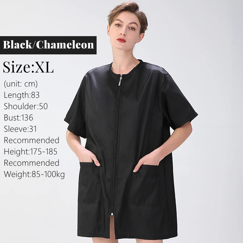 Unisex M/L/XL Beautician Waterproof Work Clothes Pet Shop Beauty Shop Uniform Dog Cat Hairdressing Grooming Jacket Custom Logo