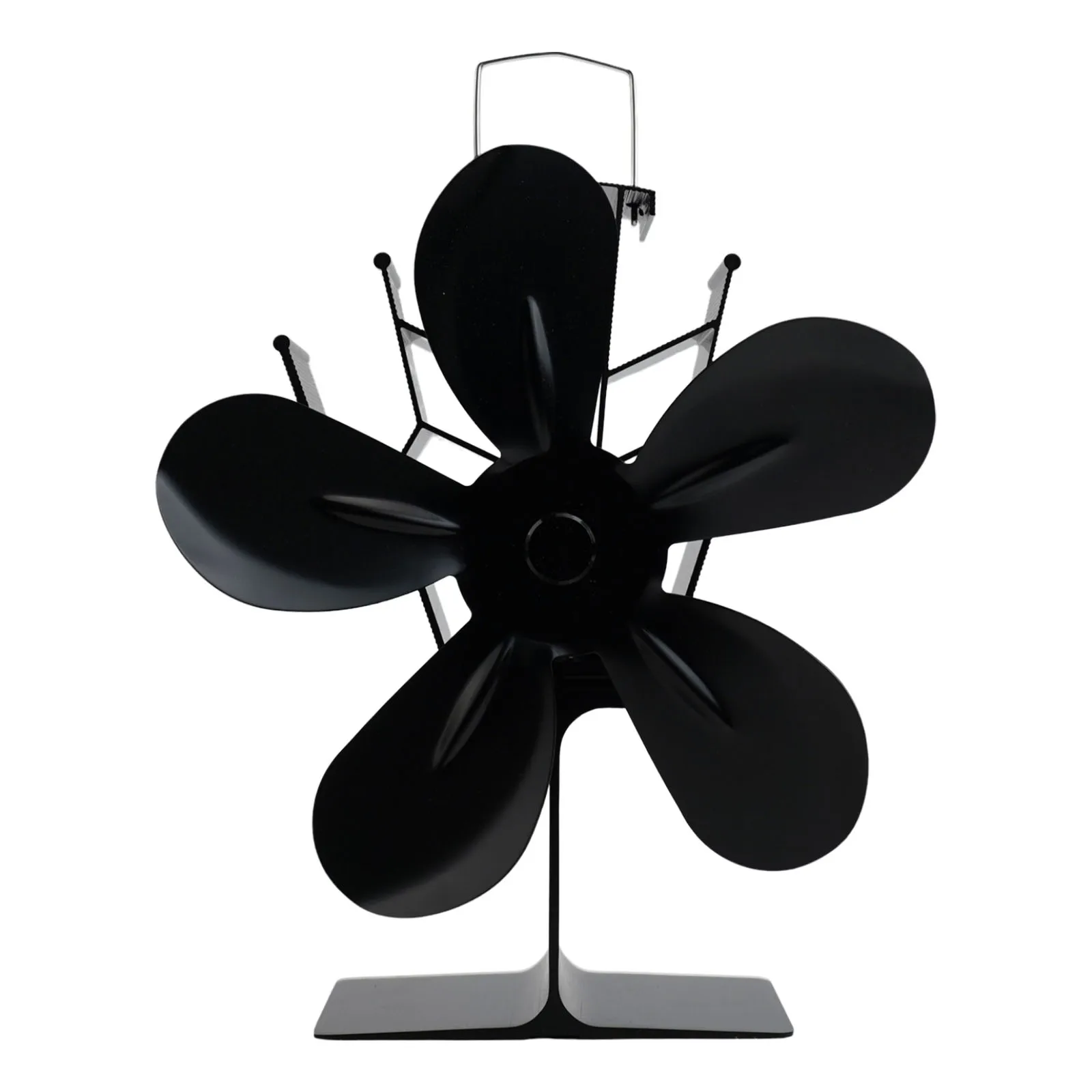 Heat Distribution Fan Stove Fan Efficient Heat Distribution High-Quality Aluminum Alloy Long-Lasting Performance