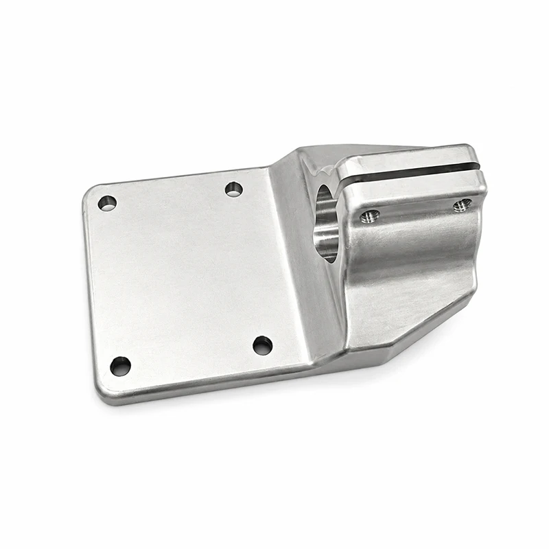 Aluminum 6082 Forged CNC Machined Bracket Plain Surface Mounting Plate