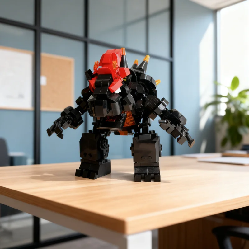 

583pcs MOC 3D World Bowser Fury Mariose Model Building Blocks Construction Christmas Gifts Toy Creative DIY Idea Assemble Kids