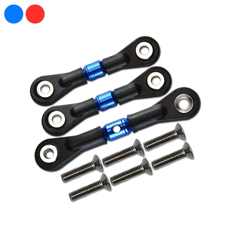 

3pcs Steering Link Rod Servo Rod for Tamiya TT-02 TT-02T TT02 TT02T 1/10 RC Car Upgrade Parts Accessories