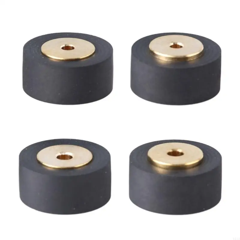 Y51A Pinch Roller Rubber Bearing Tape Belt Pulley Repairment for Tape Recorder