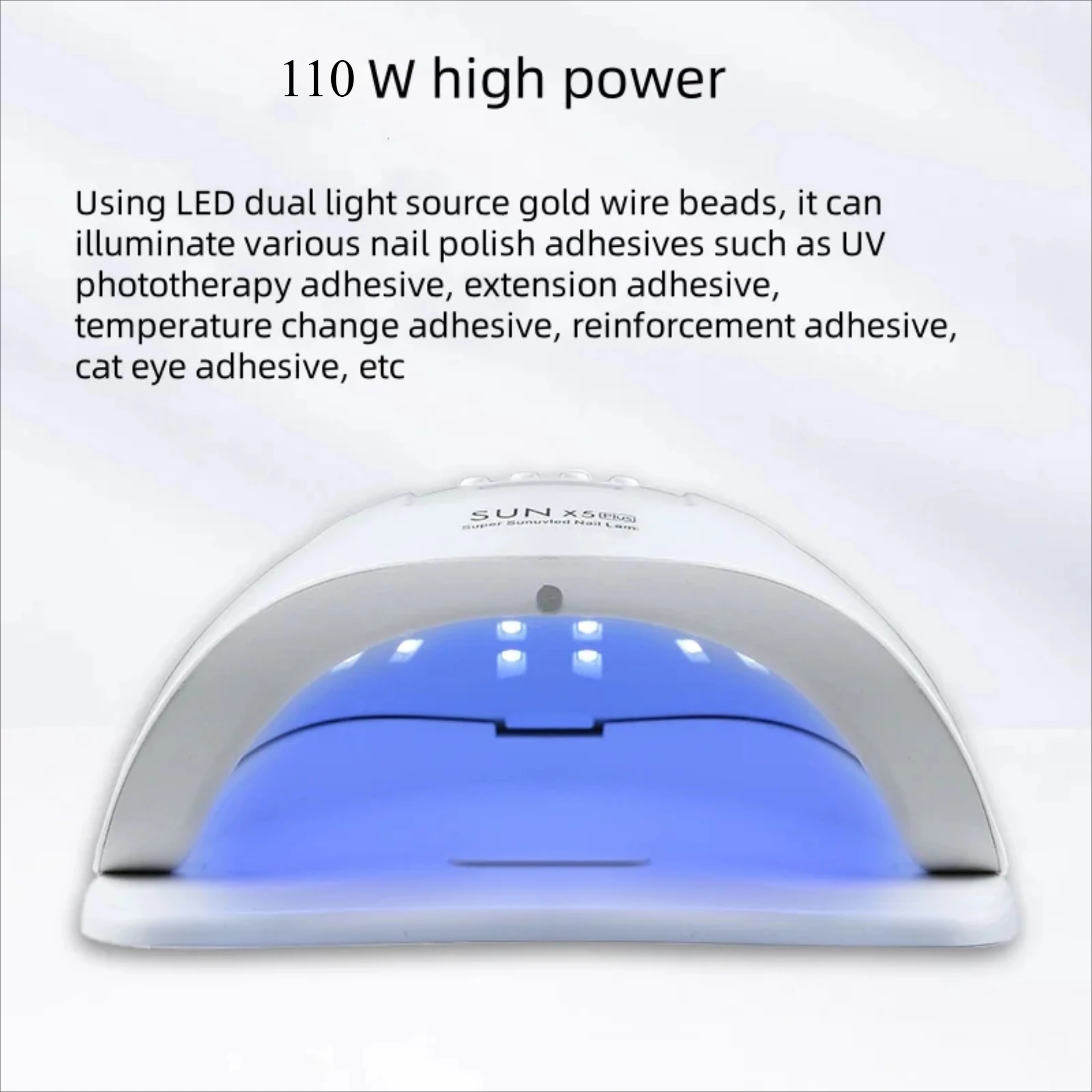 네일 램프 전문 UV LED 젤 광택제 LED 네일 건조기 라이트, 타이머 포함, 네일 광택제 경화 젤 LED 건조기