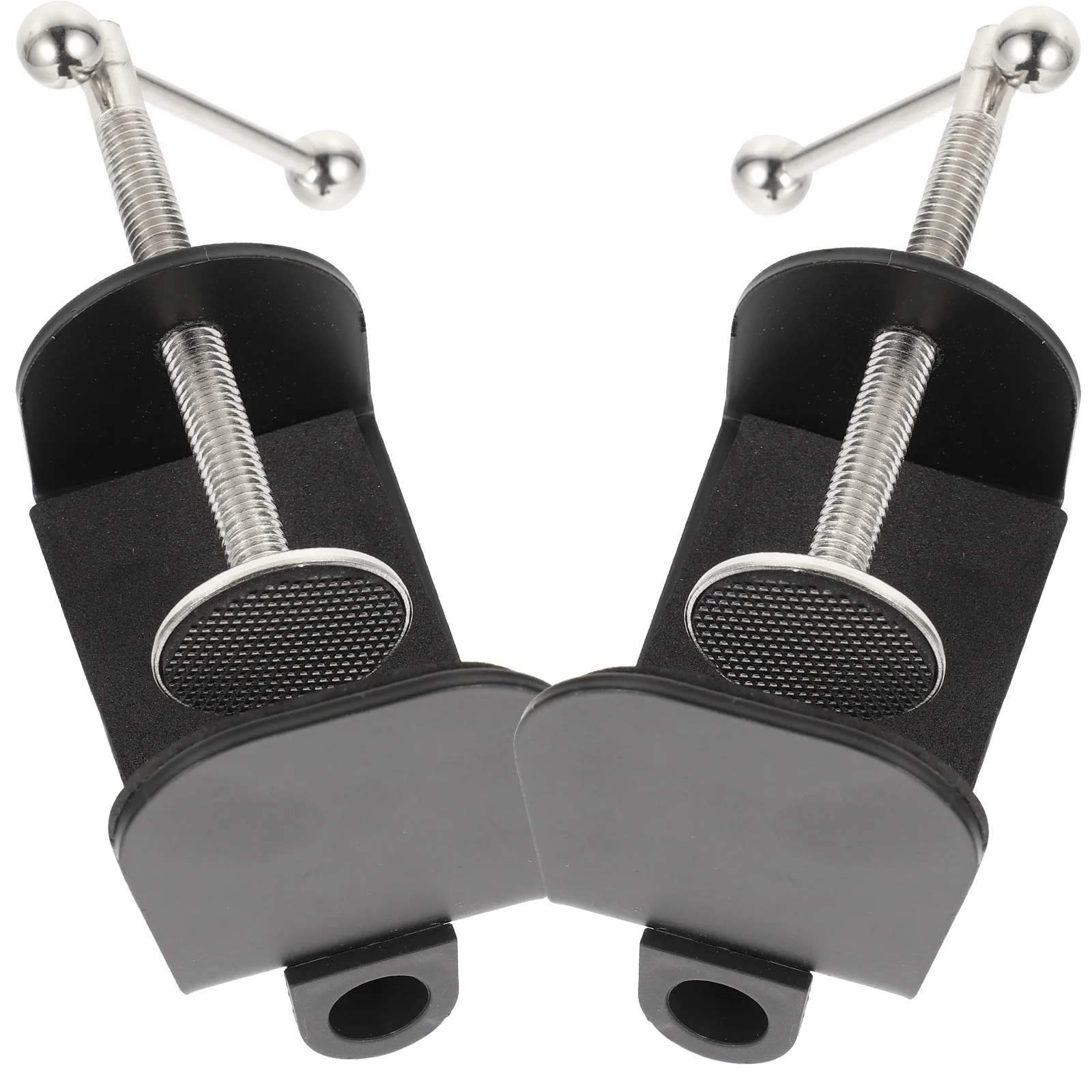 

2Pcs Adjustable Metal Table Clamp Desk Mount Clip Strong Durable Mic Suspension Boom Holder Heavy Duty Non-Slip Rubber Pads
