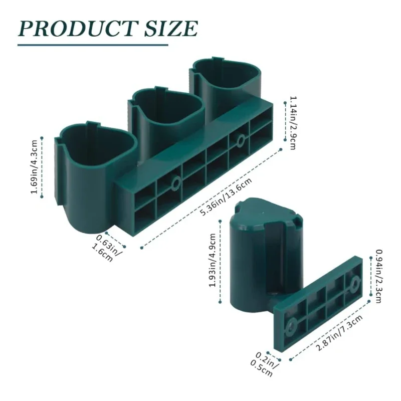Battery Holder Wall Mounted For Makita Battery Rack Durable Battery Hanger For Milwaukee/Bosch 10.8/12V Tool Holder Dock Mount