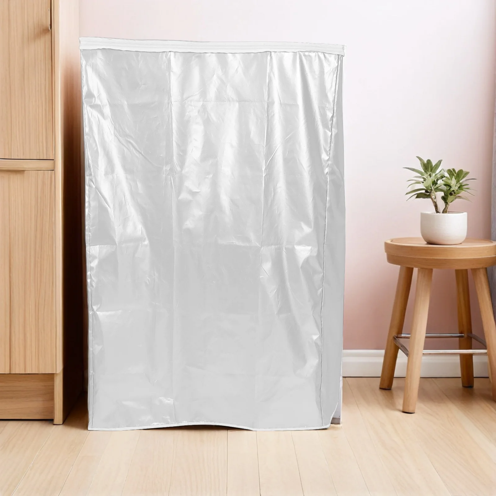 

Waterproof Washing Machine Cover 40.48x25.55x25.55in Sunproof Polyester Portable Protector for Outdoor Use Drum Washer Dust