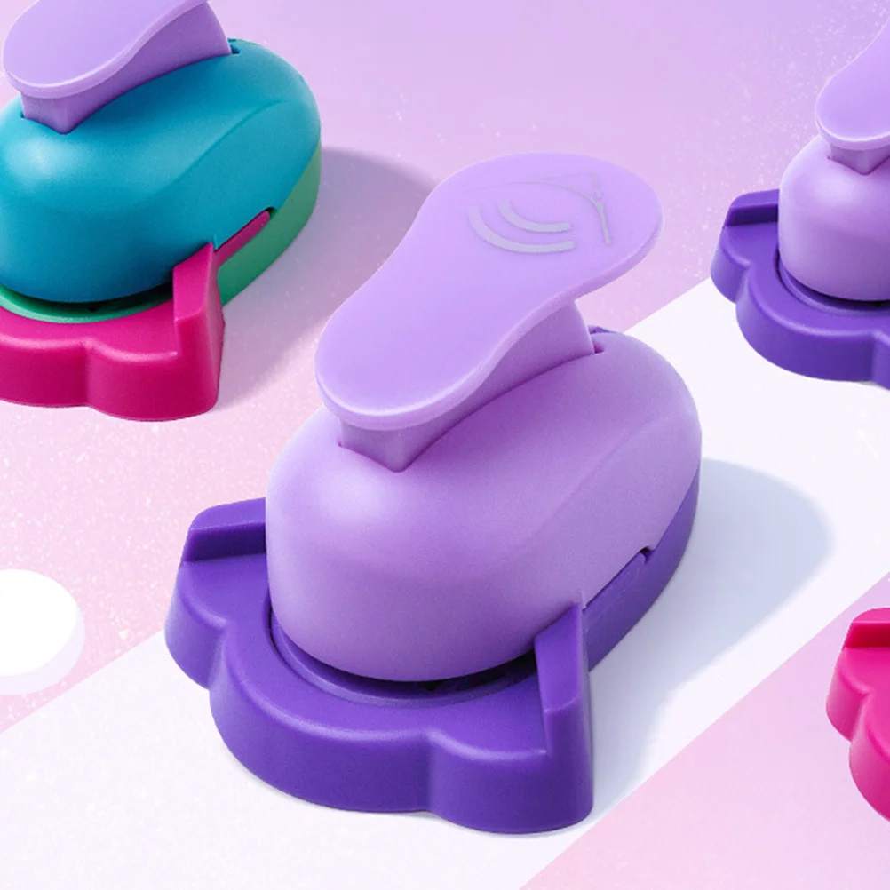 Punzonatrice ad angolo cavo per artigianato in carta, strumento per la creazione di colori casuali, punzonatrice per carta per scrapbooking fai da te per progetti fai da te