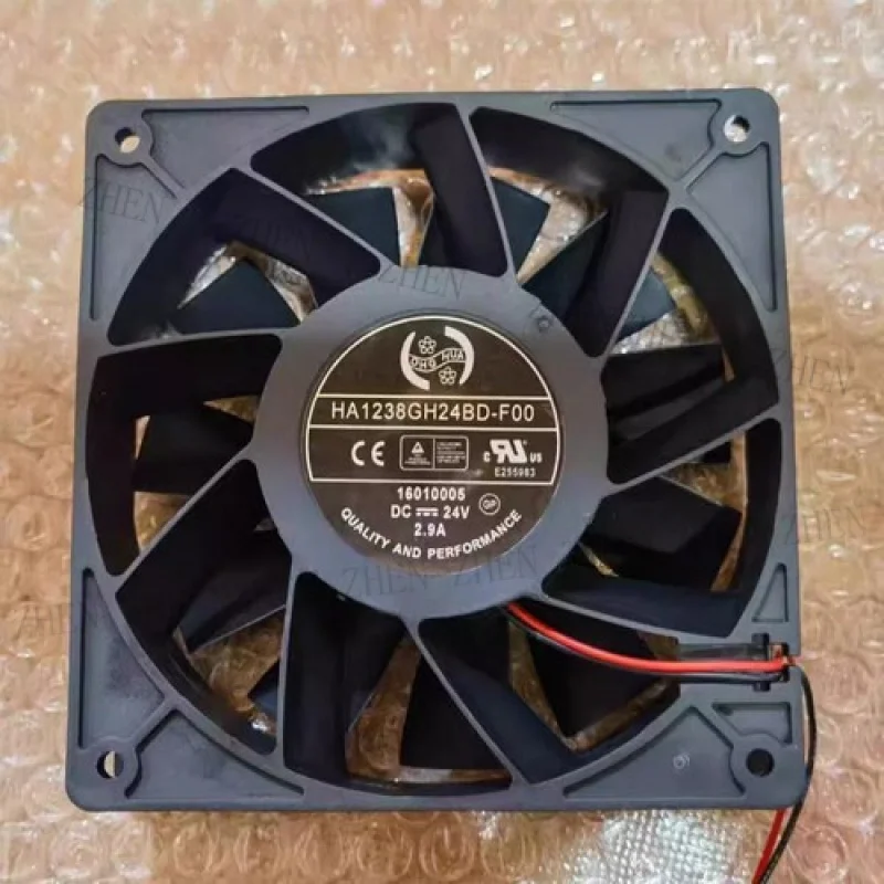 

Y 1PCS HA1238GH24BD-F00 12038 DC24V 2.9A 12CM 2-Wire Inverter FOR Cooling Fan