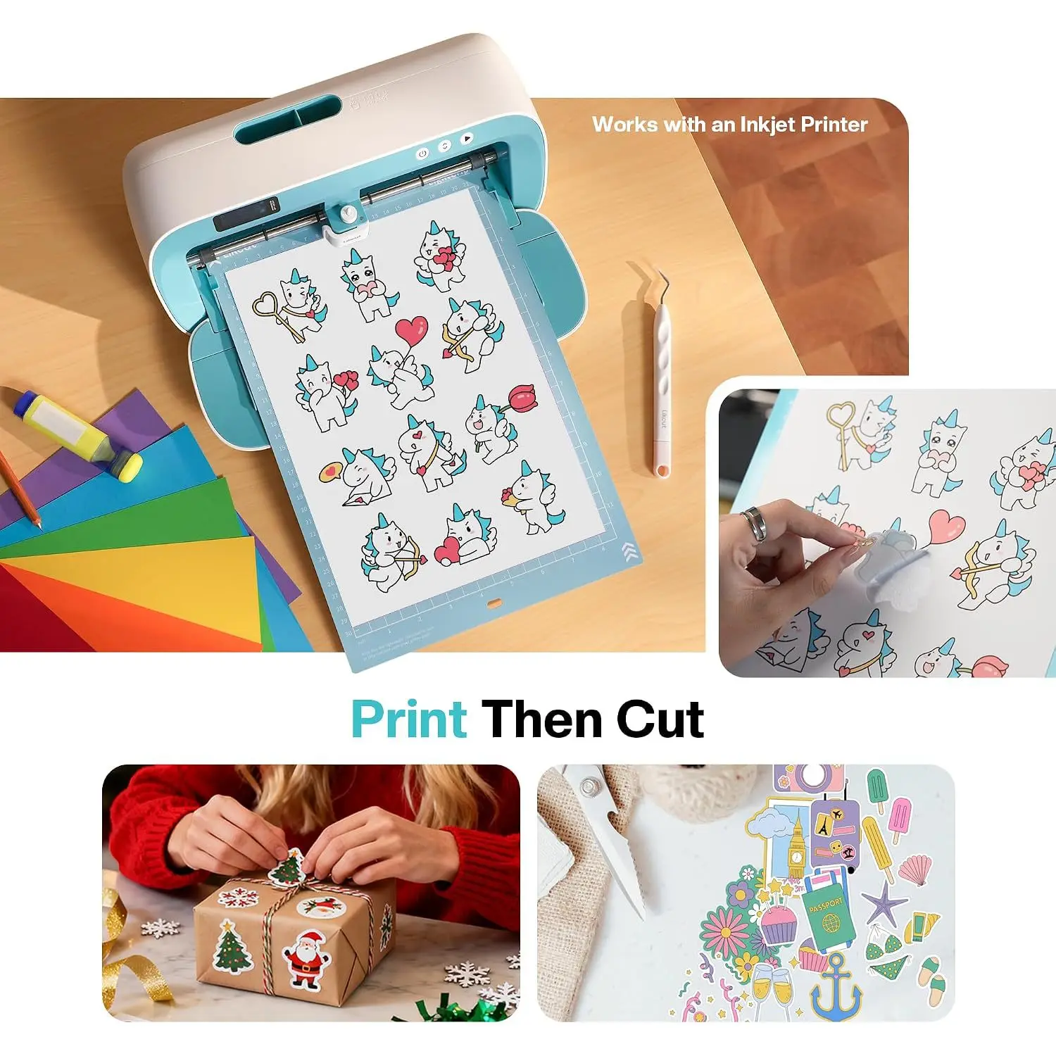 S41 Small Mini Engraving Machine Interior Handmade Decoration Bluetooth Self-adhesive Sticker Cutting Machine