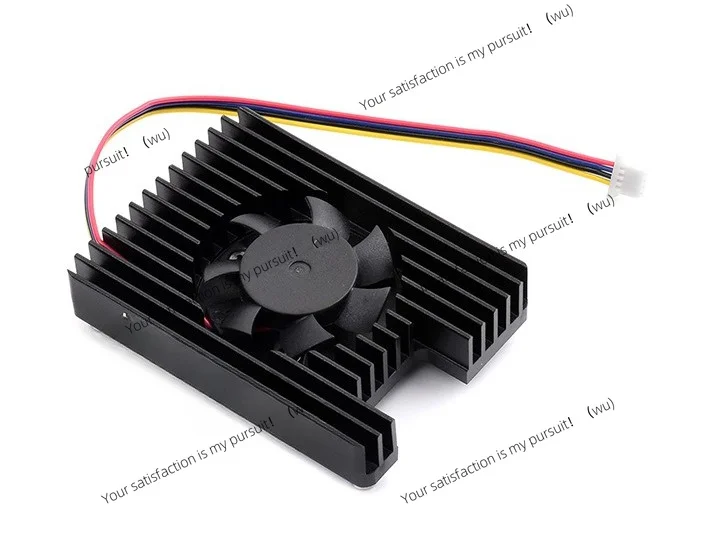 Suitable for Raspberry Pi CM5 special fan 5V PWM cooling fan with aluminum alloy cooling integrated radiator 3007