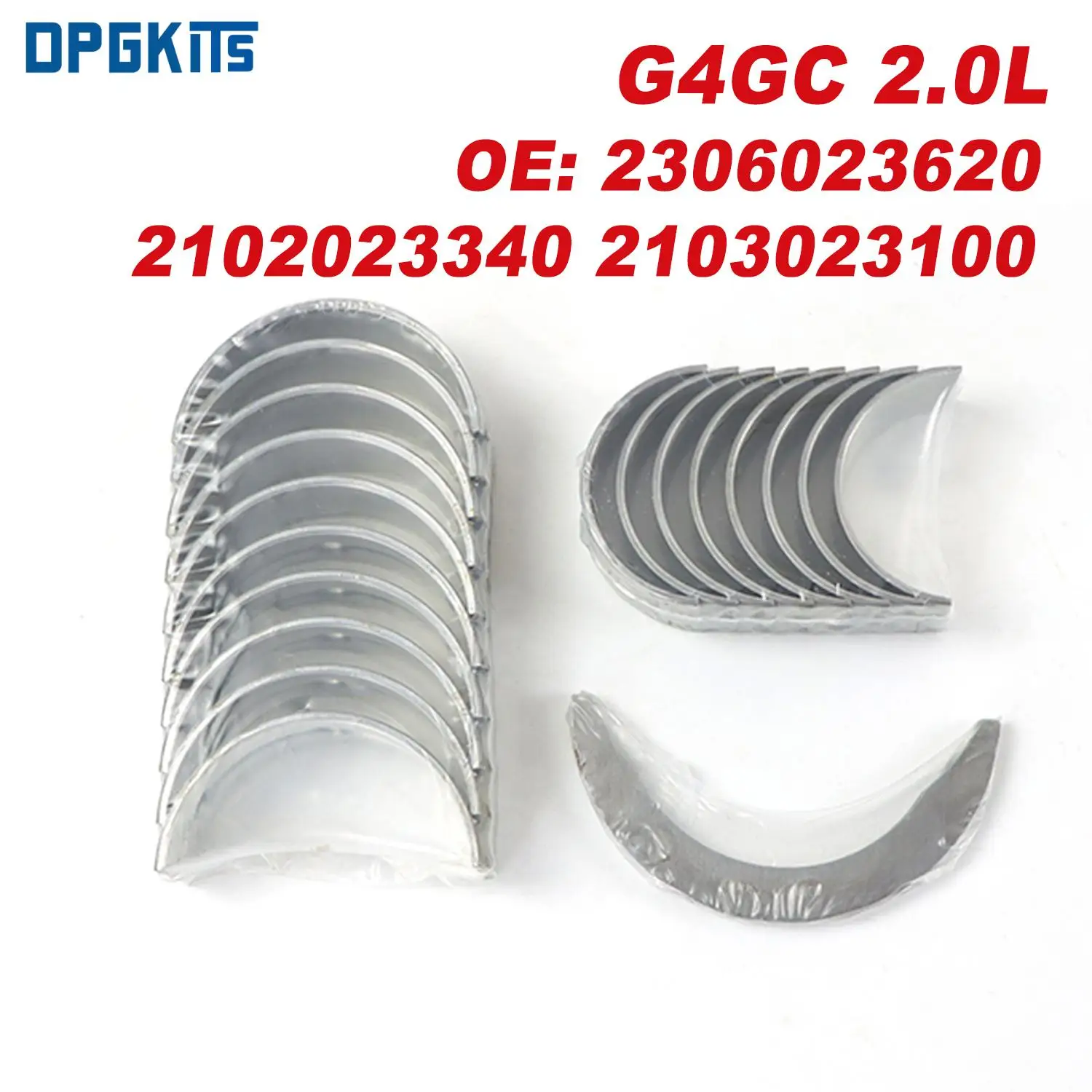 G4GC 2.0L 2306023620 2102023340 2103023100 Main Bearing Connecting Rod Bearing For Hyundai Elantra Tucson For Kia Soul Sportage