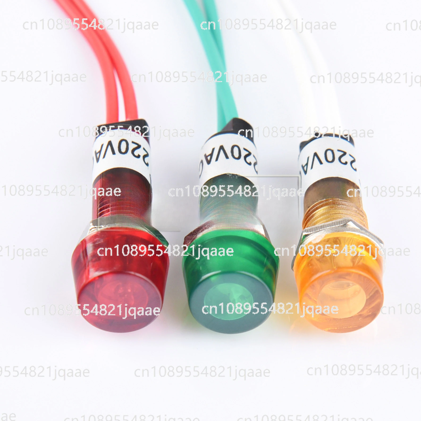 High temperature resistant ADP10-3C 110V220V380V with wire φ 10mm water heater freezer indicator signal light