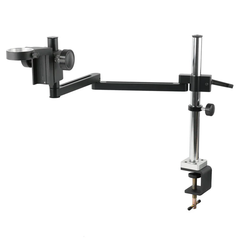 50Mm 76mm Lens Holder Horizontal Mobile Articulated Arm Digital Video Microscope Industrial Camera Holder