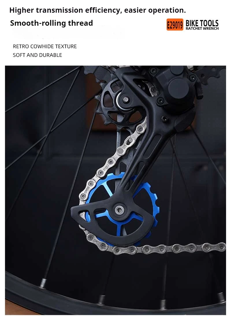 ENLEE Mountainbike Rennrad Schaltwerk-Rad Leichtgewichtige Aluminiumlegierung mit Keramiklagern 10-13T Schaltwerk-Rad – Detail 12
