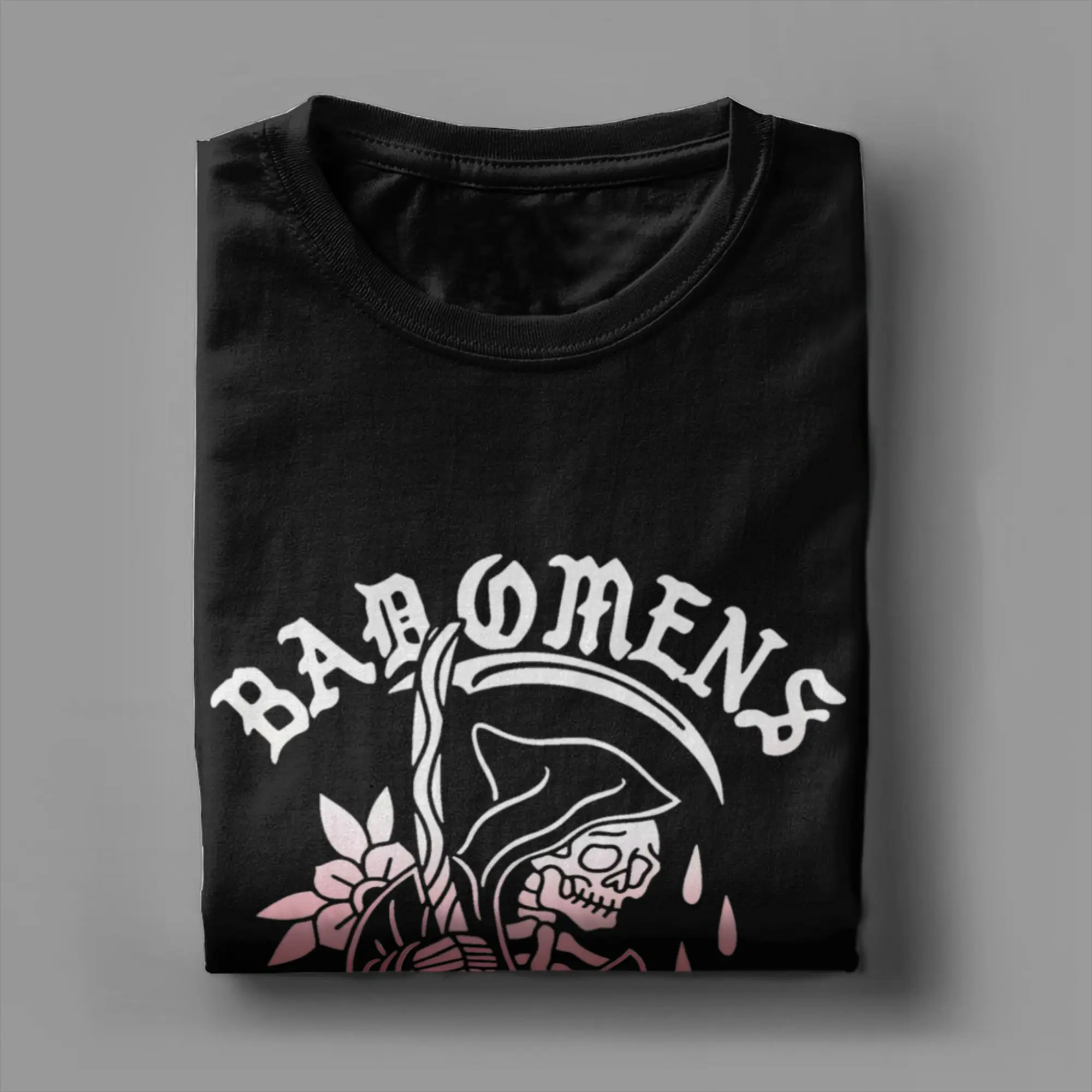 ريبر سيئة البشائر تي شيرت للرجال النساء 100% القطن موضة تي شيرت س الرقبة المعادن روك تي شيرت قصيرة الأكمام بلايز حجم كبير