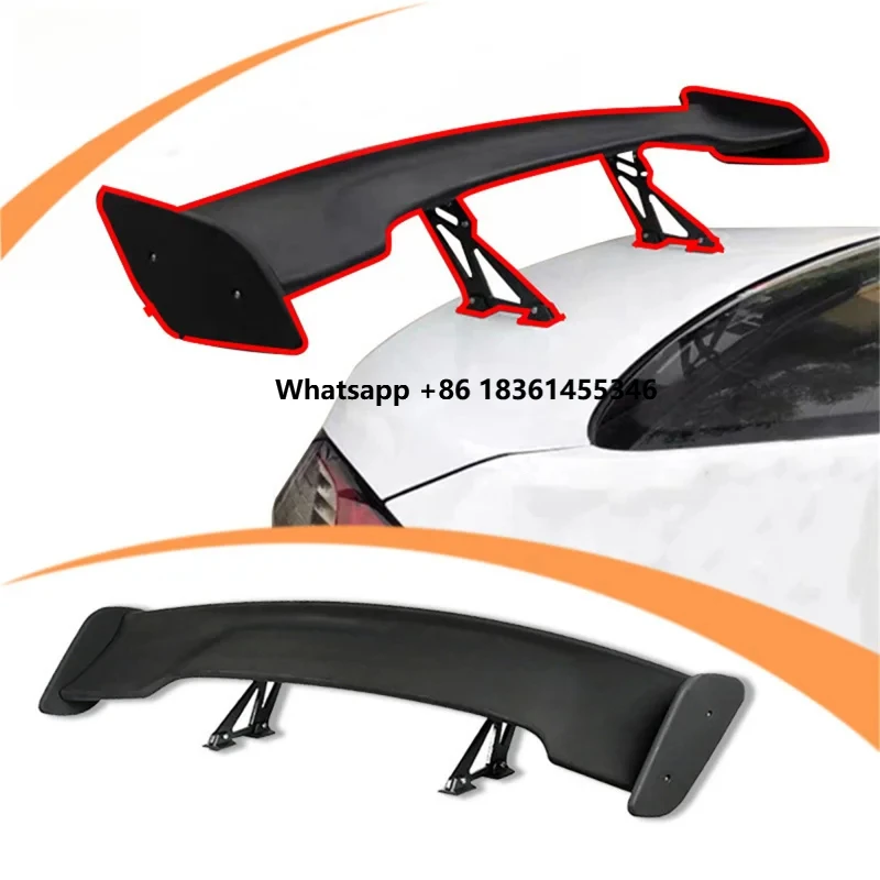 

Factory Manufacture Auto Parts ABS Material Universal Empennage Tail Wing Rear Racing Trunk Spoiler All